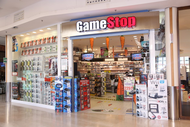 Loja De Jogos De Gamestop Em Bologna. Itália Imagem de Stock